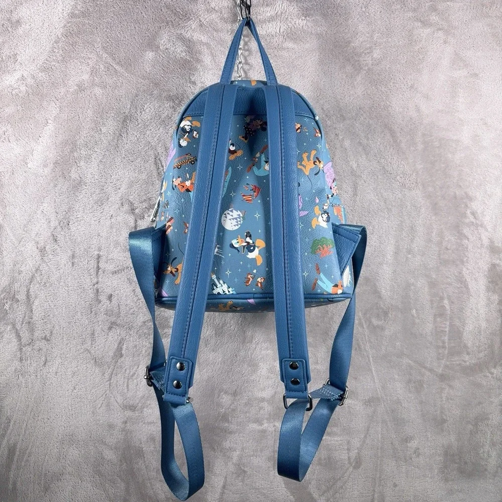 Loungefly Disney Parks Life Mickey & Friends Allover Print Mini Backpack